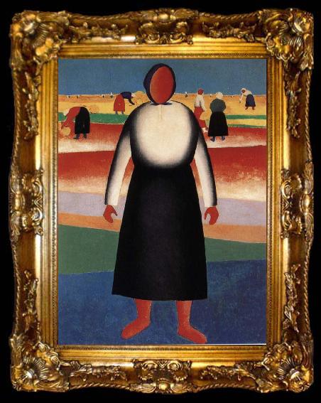 framed  Kasimir Malevich Pile  Hay, ta009-2